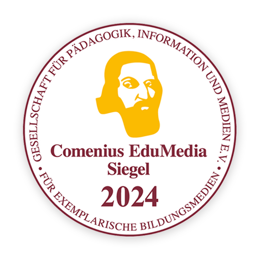 Comenius-Siegel in Rahmen