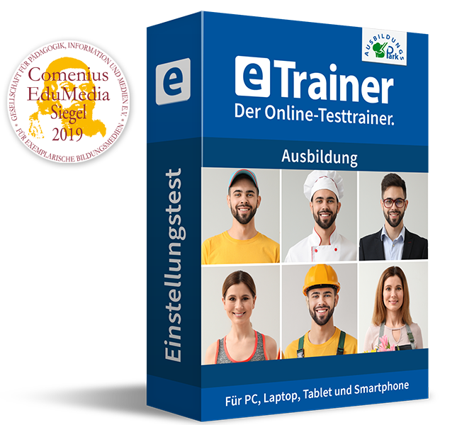 eTrainer Einstellungstest Ausbildung