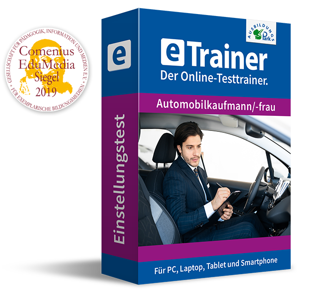 eTrainer Automobilkaufmann/-frau: Jetzt online üben!