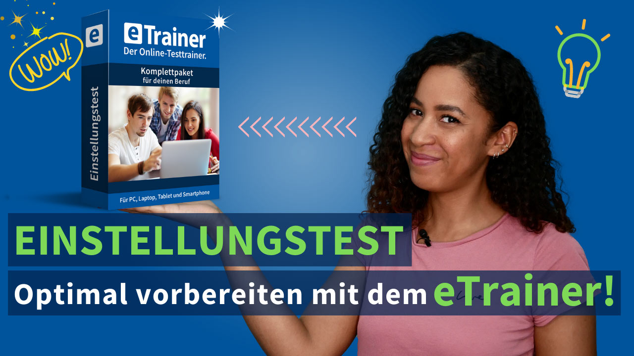 eTrainer Der Online-Testtrainer für den Eignungstest / Einstellungstest