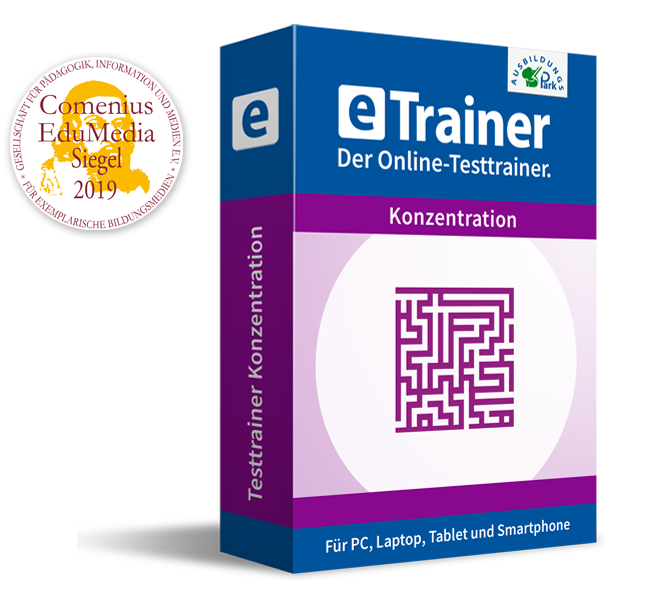 eTrainer Konzentration: Jetzt online trainieren!