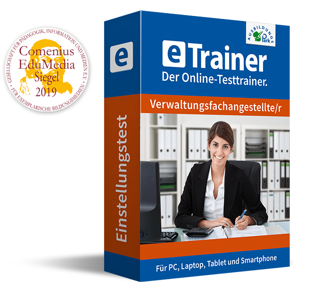 Jetzt online üben: eTrainer Verwaltungsfachangstellte