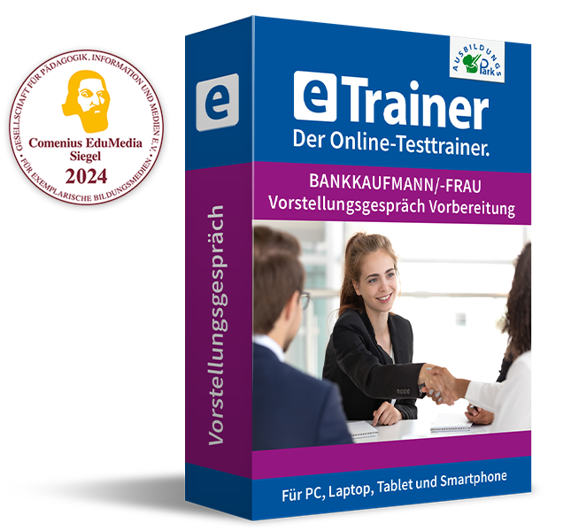 eTrainer Bankkaufmann/-frau Vorstellungsgespräch