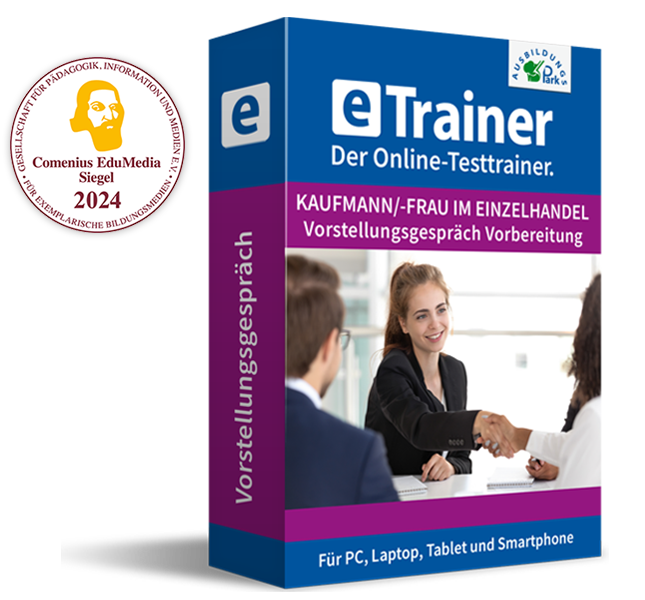 eTrainer Kaufmann/-frau im Einzelhandel Vorstellungsgespräch