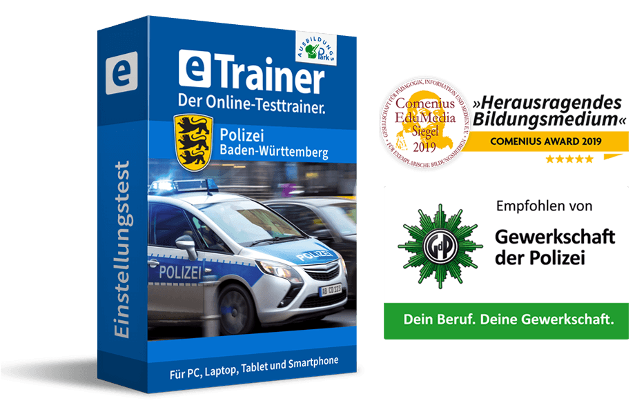 eTrainer Polizei Baden-Württemberg: Jetzt online üben!
