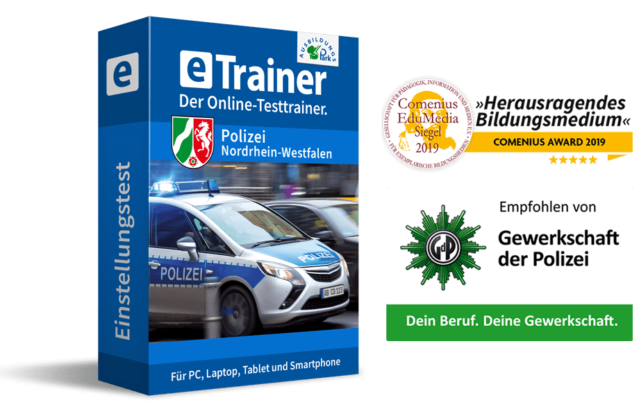 eTrainer Polizei NRW: Jetzt online üben!