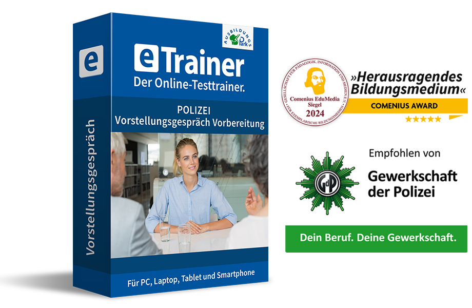 eTrainer Polizei Vorstellungsgespräch GDP
