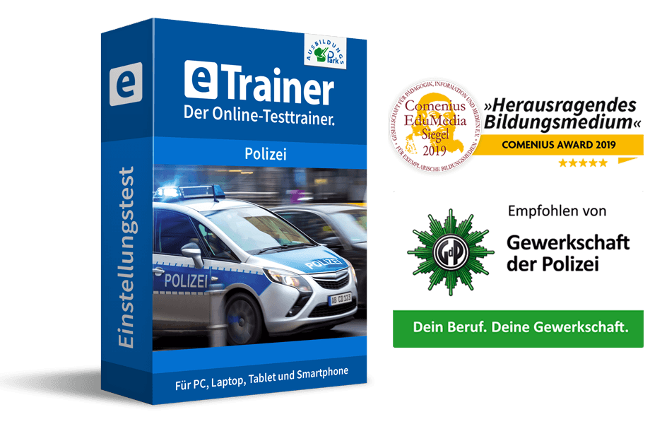 eTrainer Polizei: Jetzt online üben!