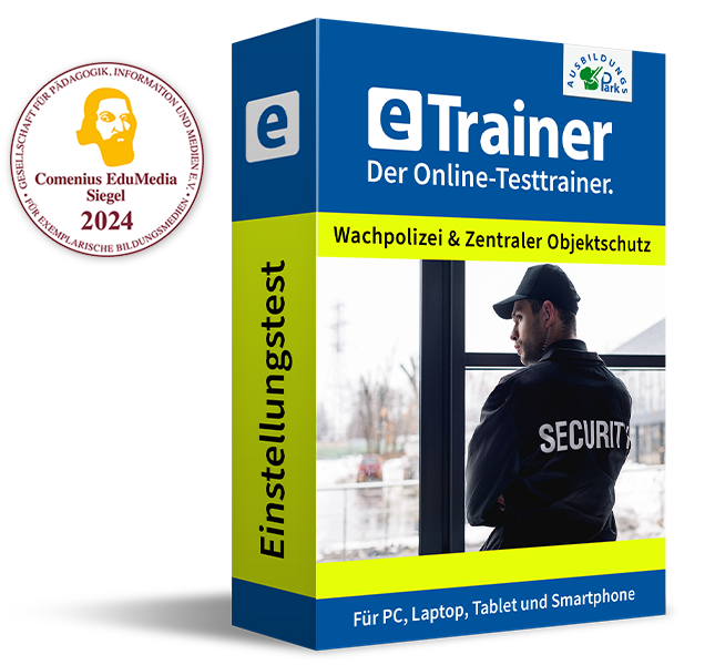 eTrainer Wachpolizei und Zentraler Objektschutz